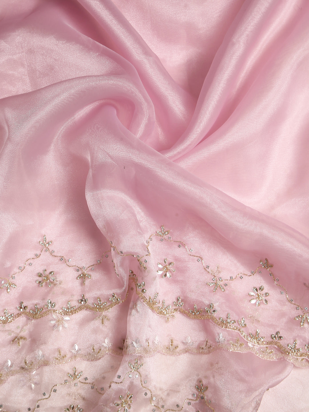 Lavender Organza Saree
