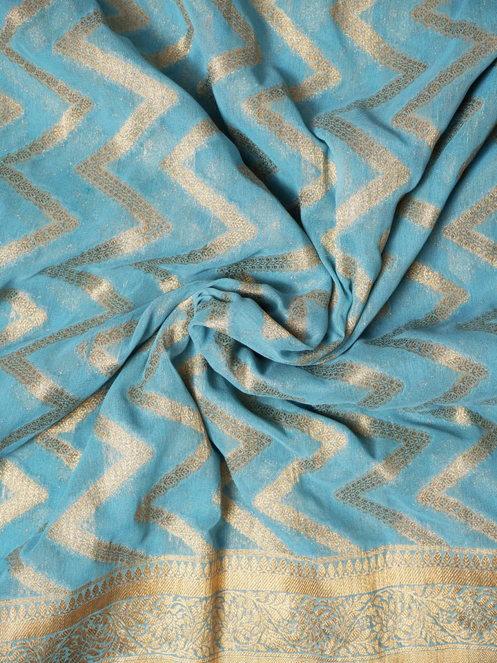 Leheriya Georgette Saree