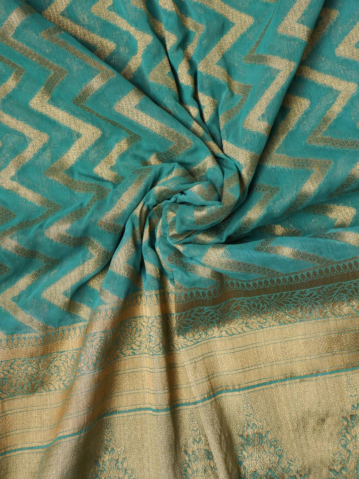 Leheriya Georgette Saree