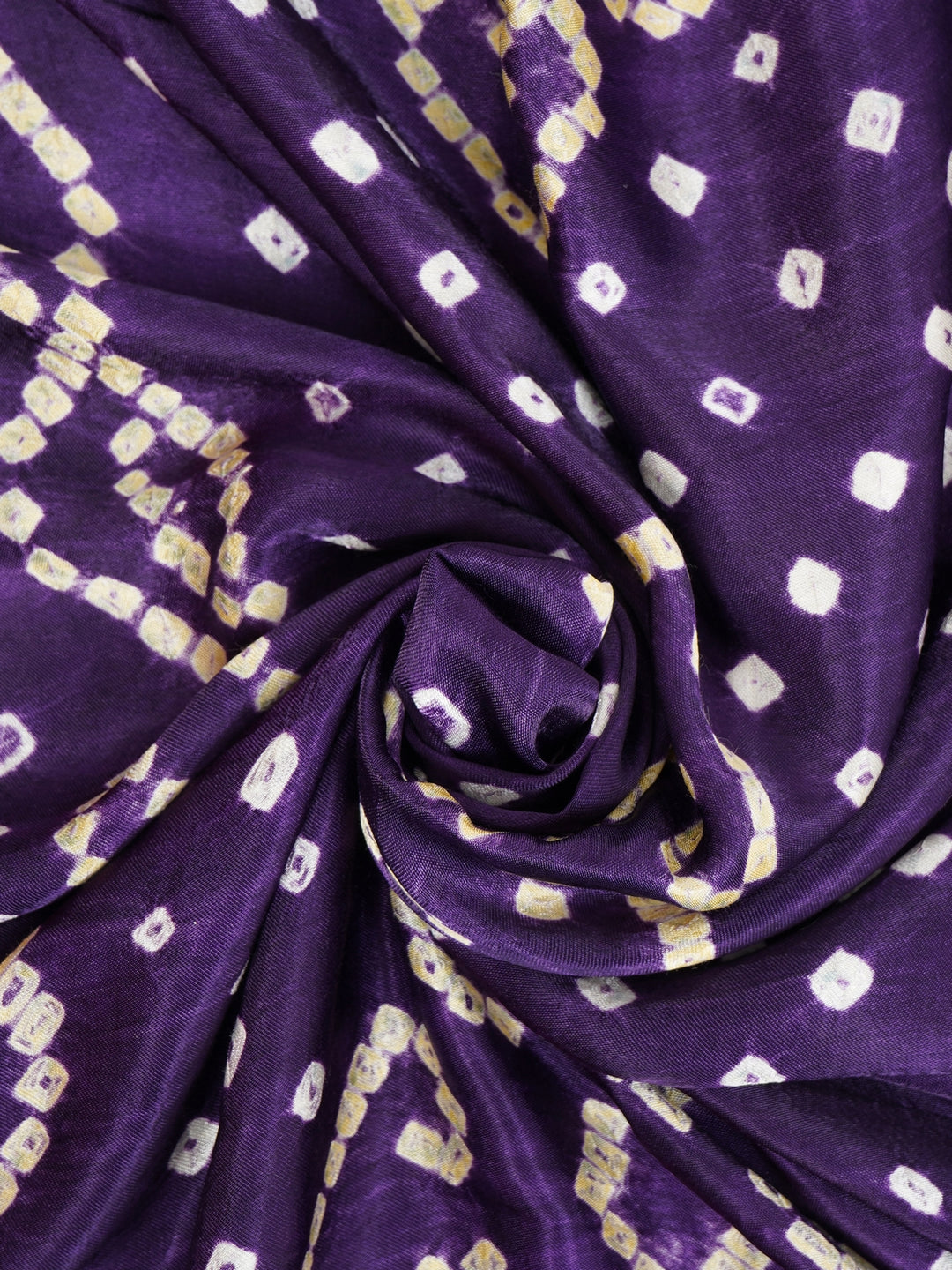 Purple Bandhani Saree