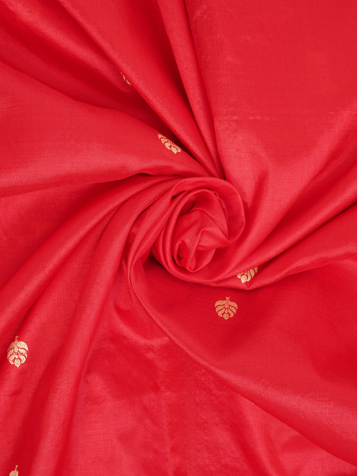 Royal Red Katan Silk Saree