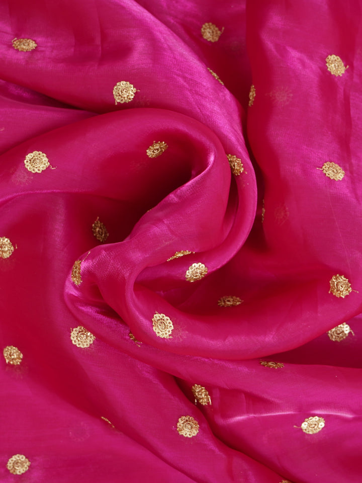 Pink Tissue Saree