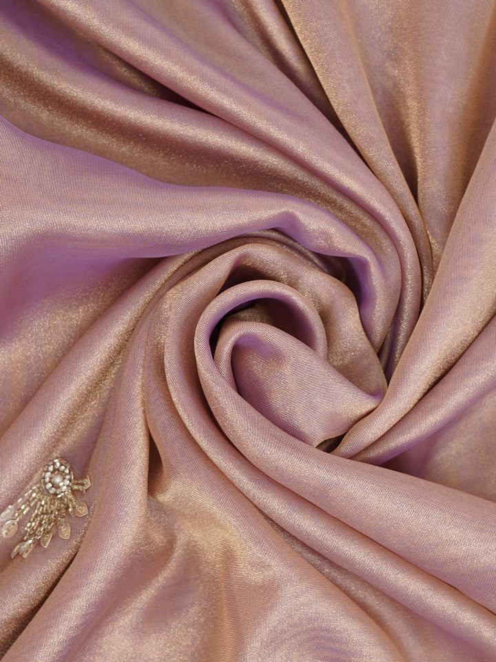 Mauve Tissue Organza Saree
