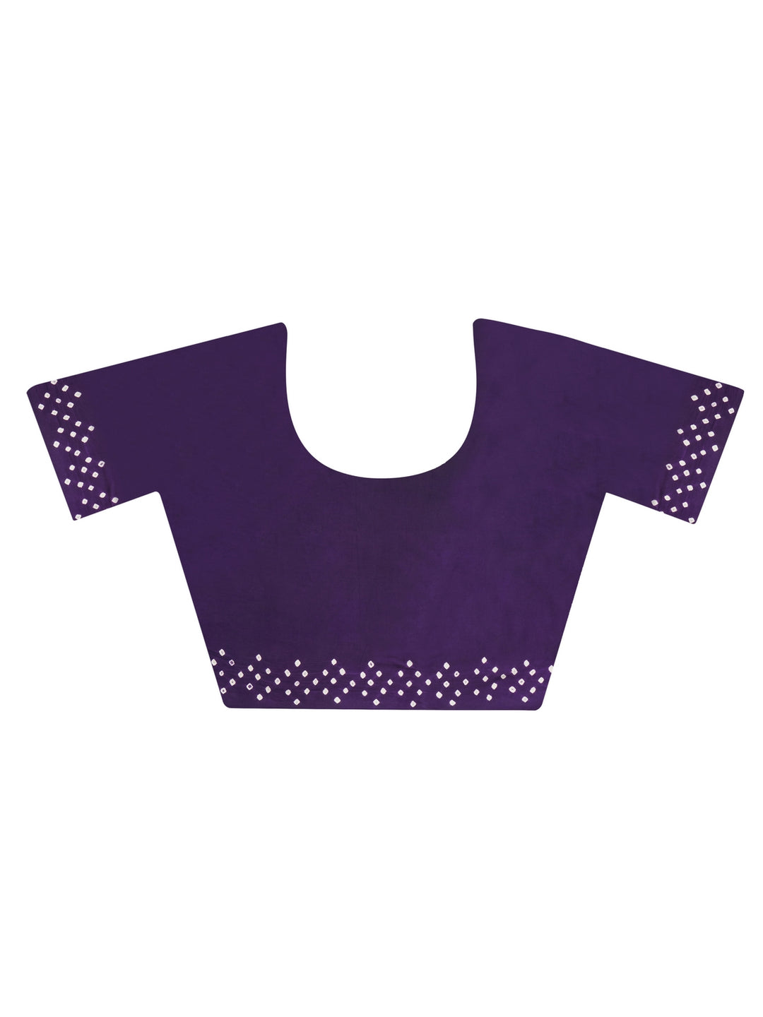 Purple Bandhani Saree