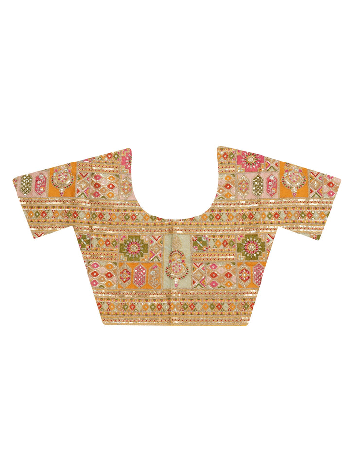 Yellow Kora Banarasi