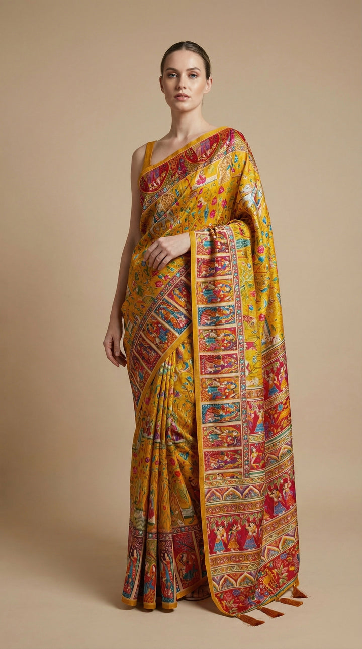 Pashmina Silk Saree