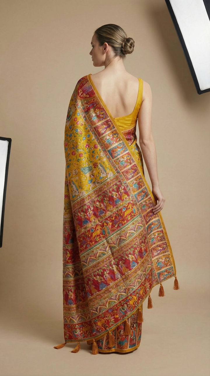 Pashmina Silk Saree