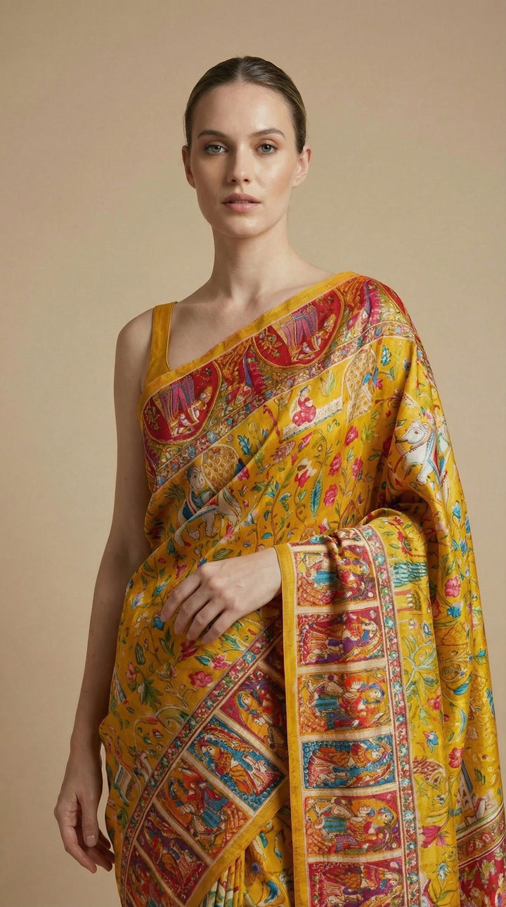 Pashmina Silk Saree