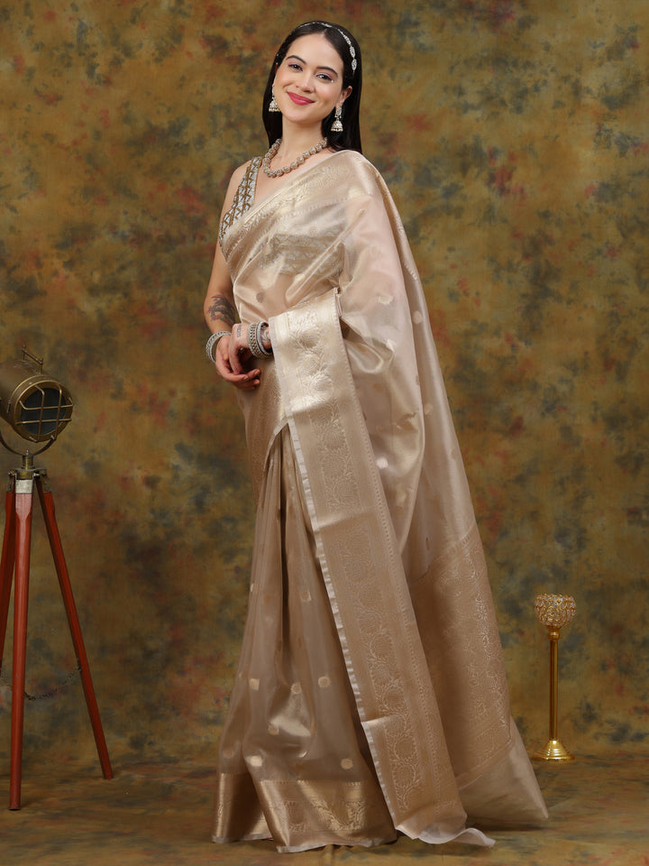 Gold Tissue Saree