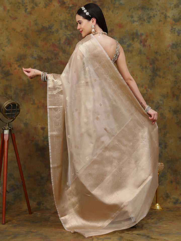 Gold Tissue Saree