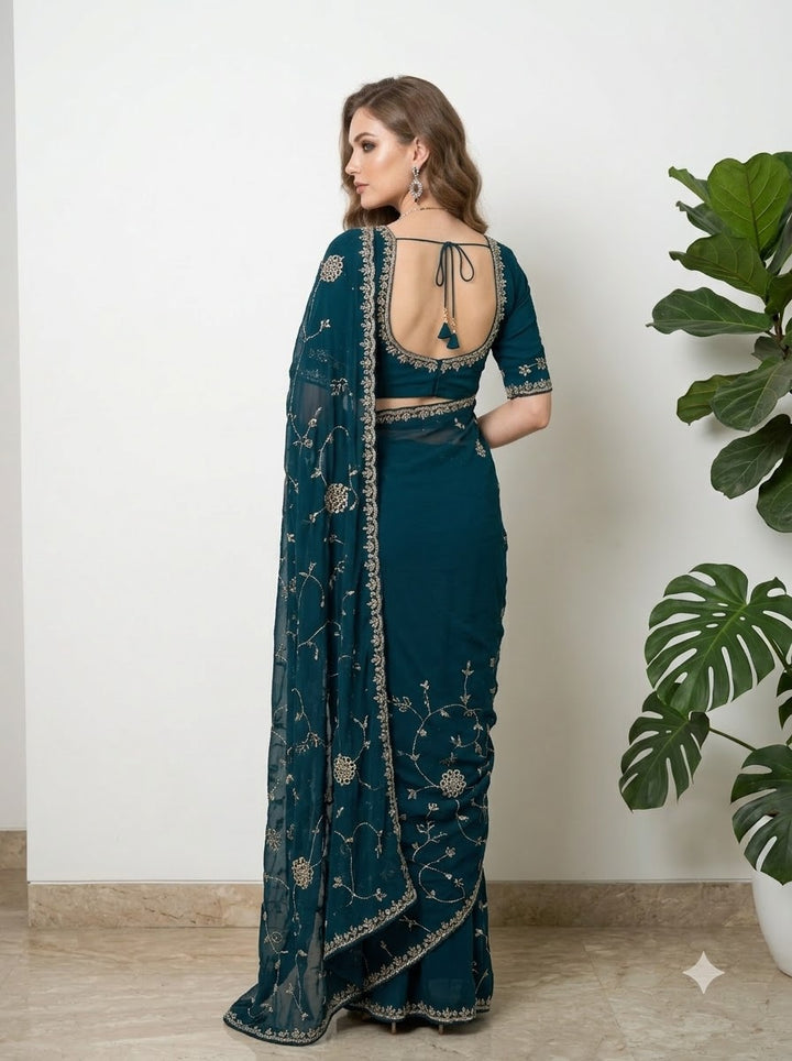 Dark Teal Blue