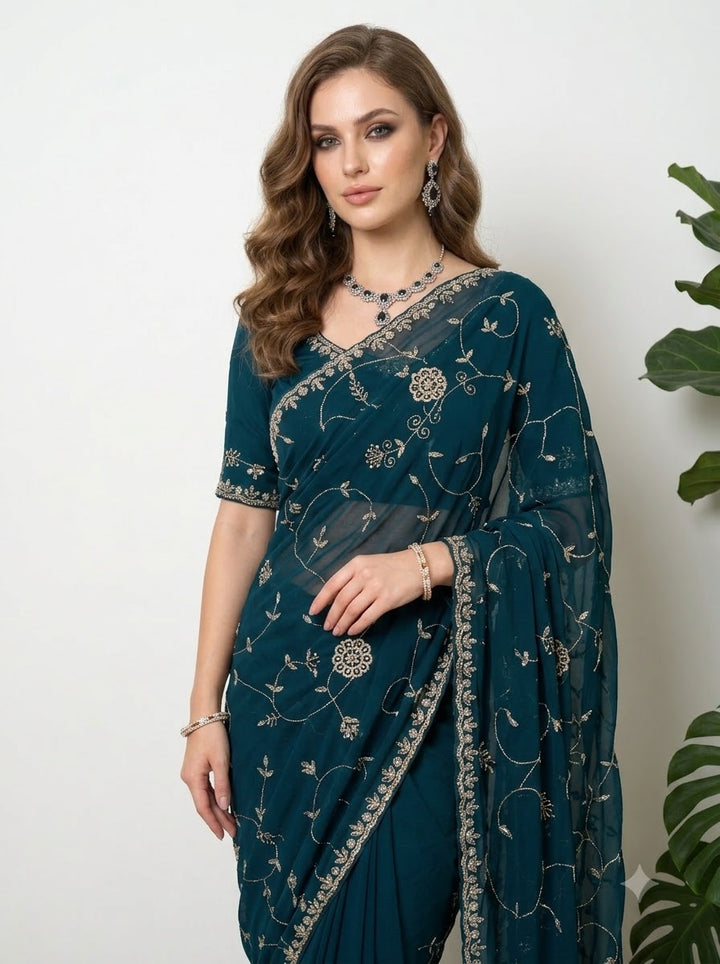 Dark Teal Blue