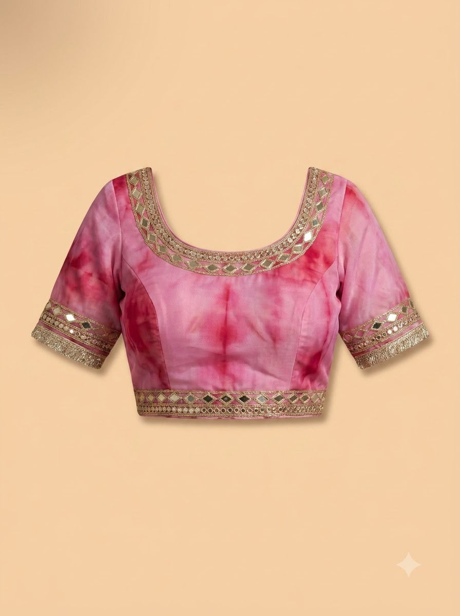 Ombre Pink Saree