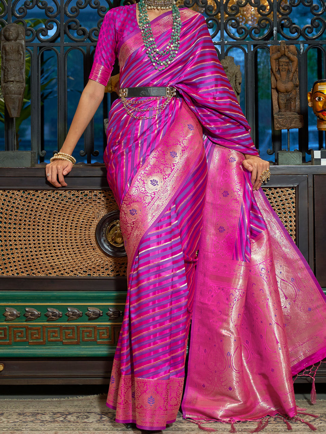 Satin Silk Saree