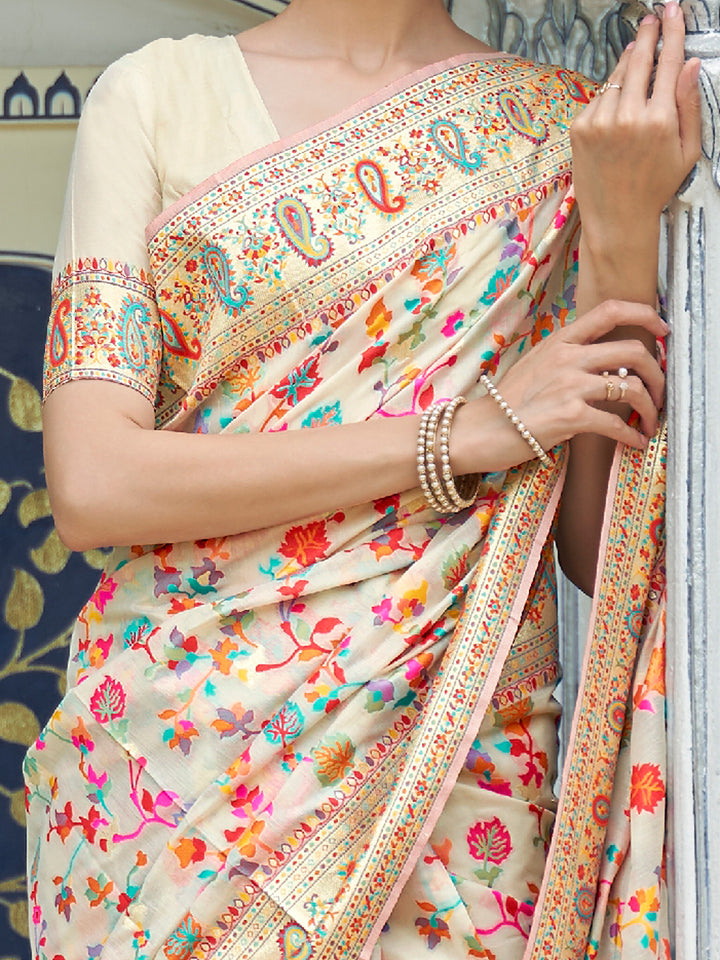 Kashmiri Silk Saree
