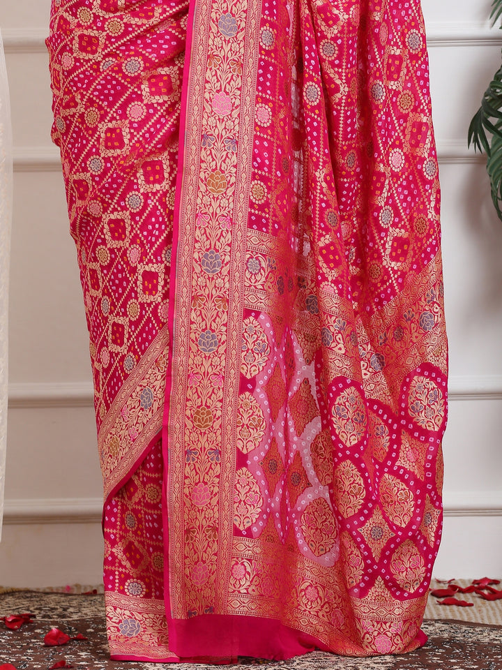 Khaddi Georgette Saree