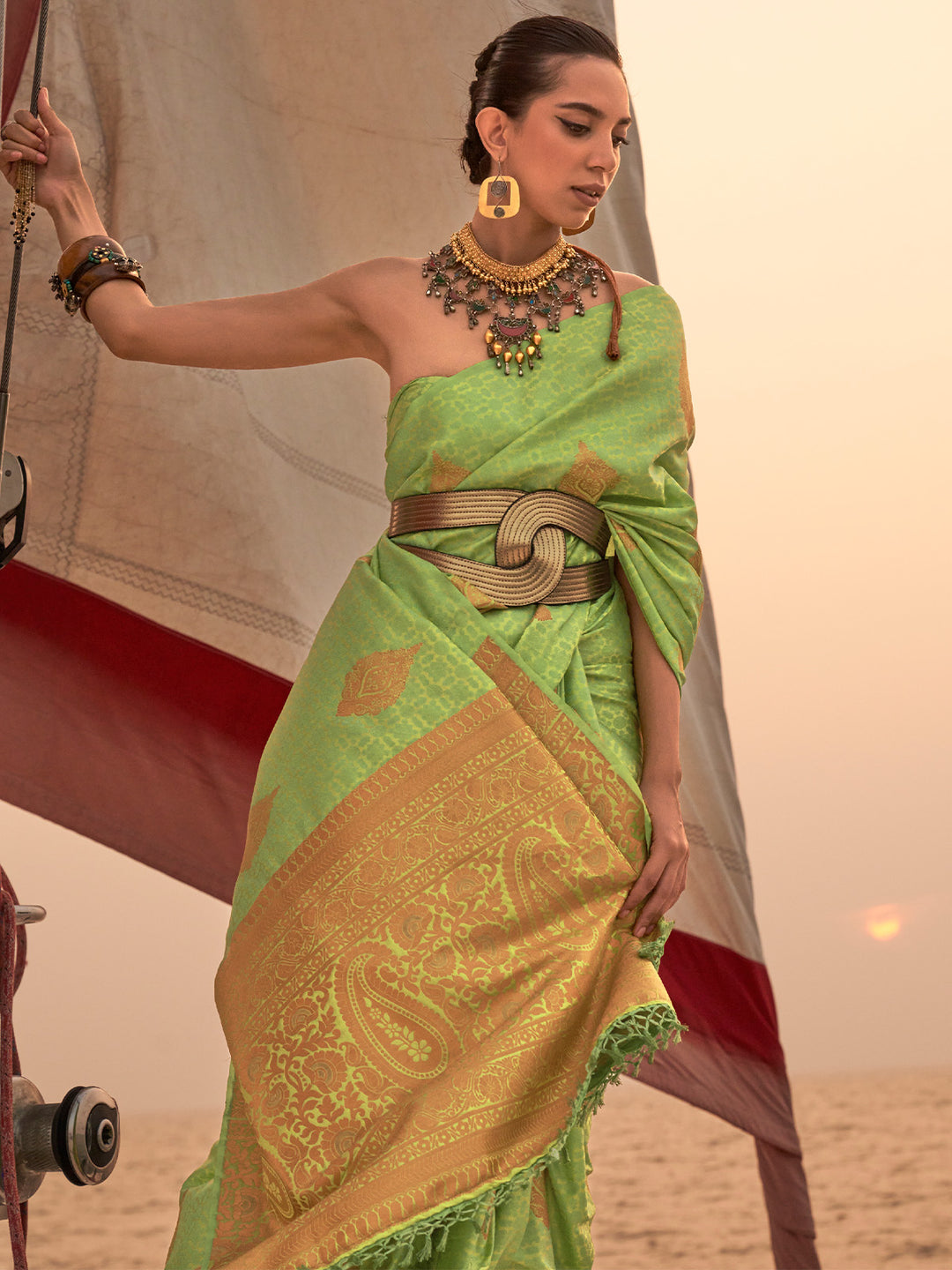 Satin Silk Saree