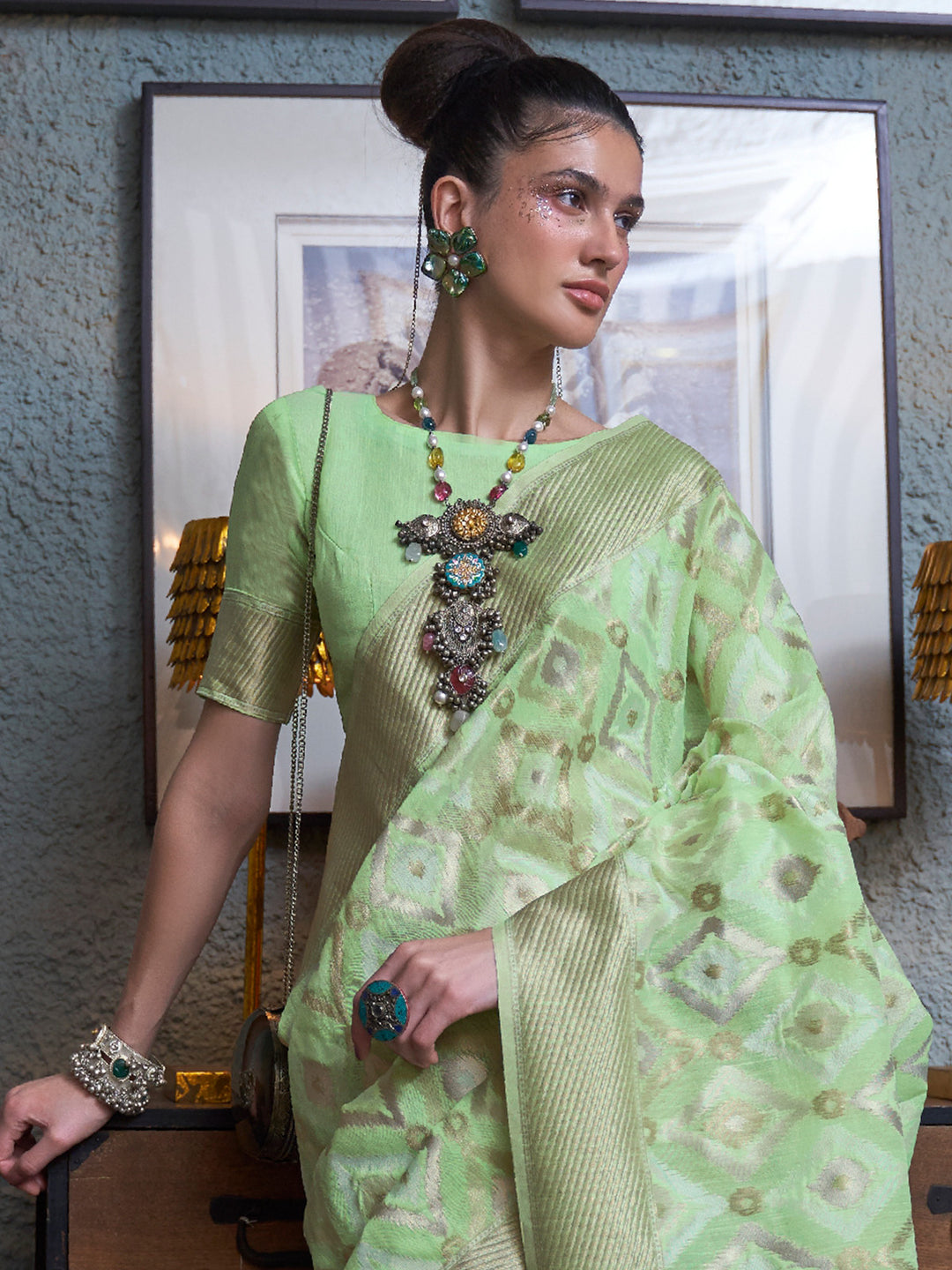 Organza Silk Saree