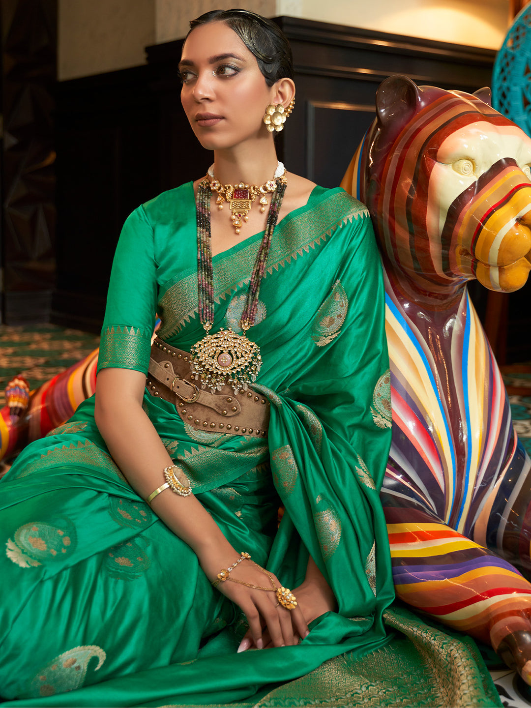Satin Silk Saree
