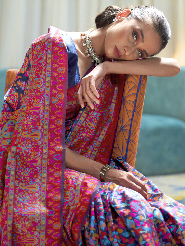 Kashmiri Silk Saree