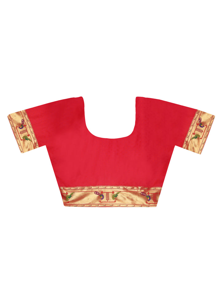 Gold Paithani Tissue Saree