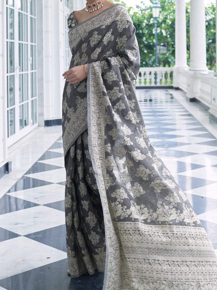 Lucknowi Saree