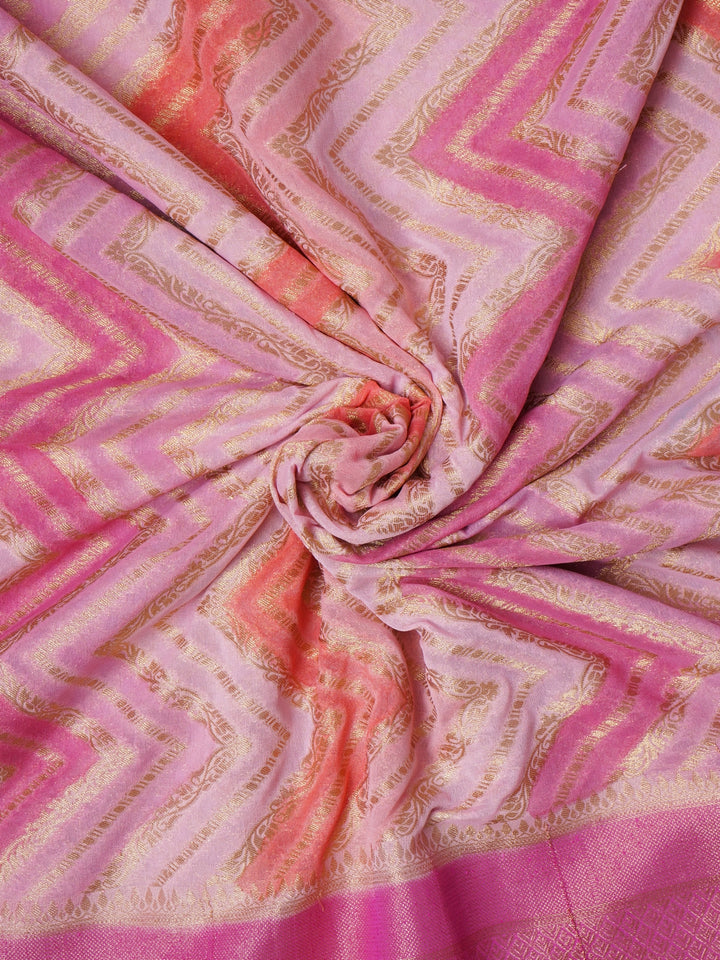 Leheriya Georgette Saree