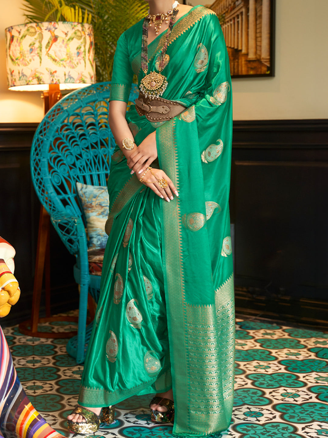 Satin Silk Saree