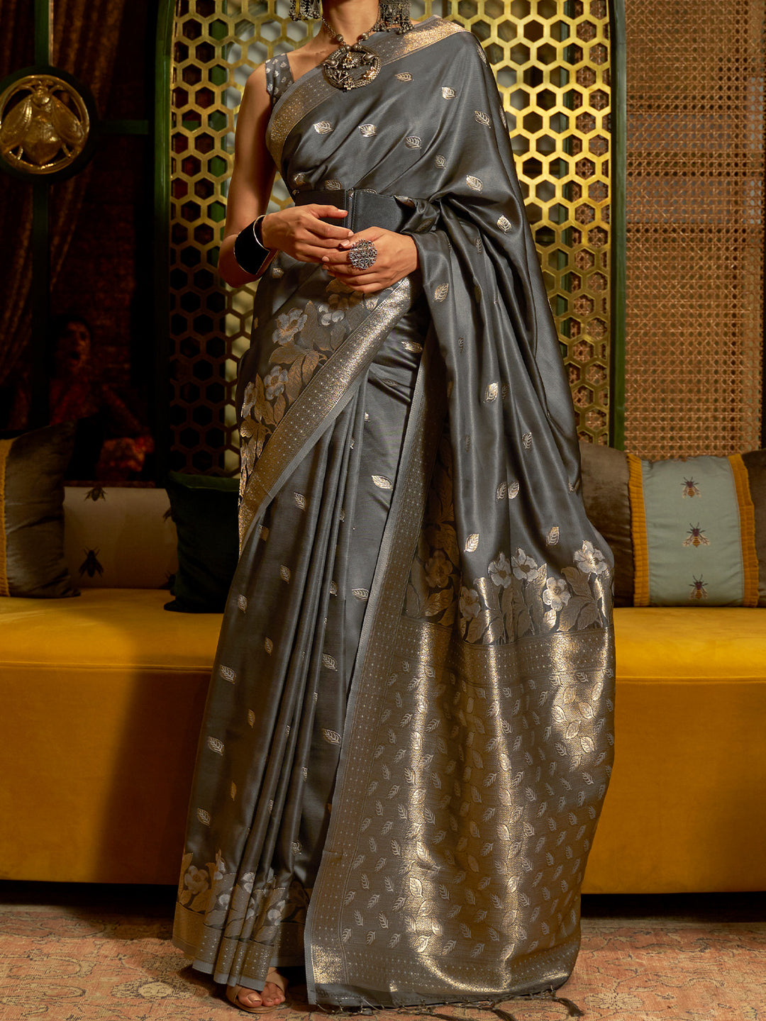 Satin Silk Saree
