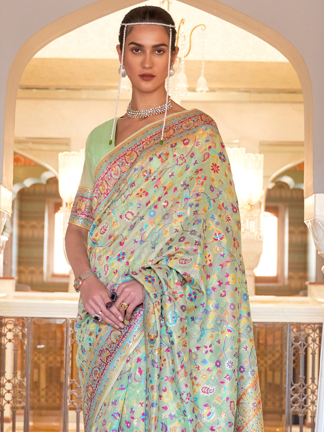 Kashmiri Silk Saree