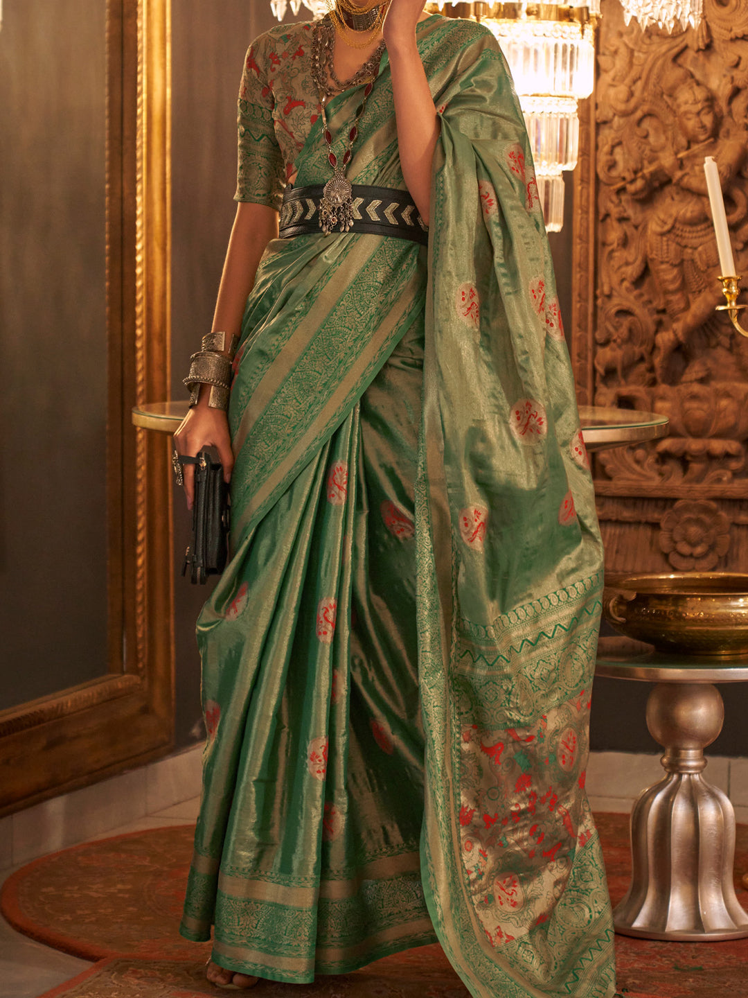 Kashmiri Silk Saree