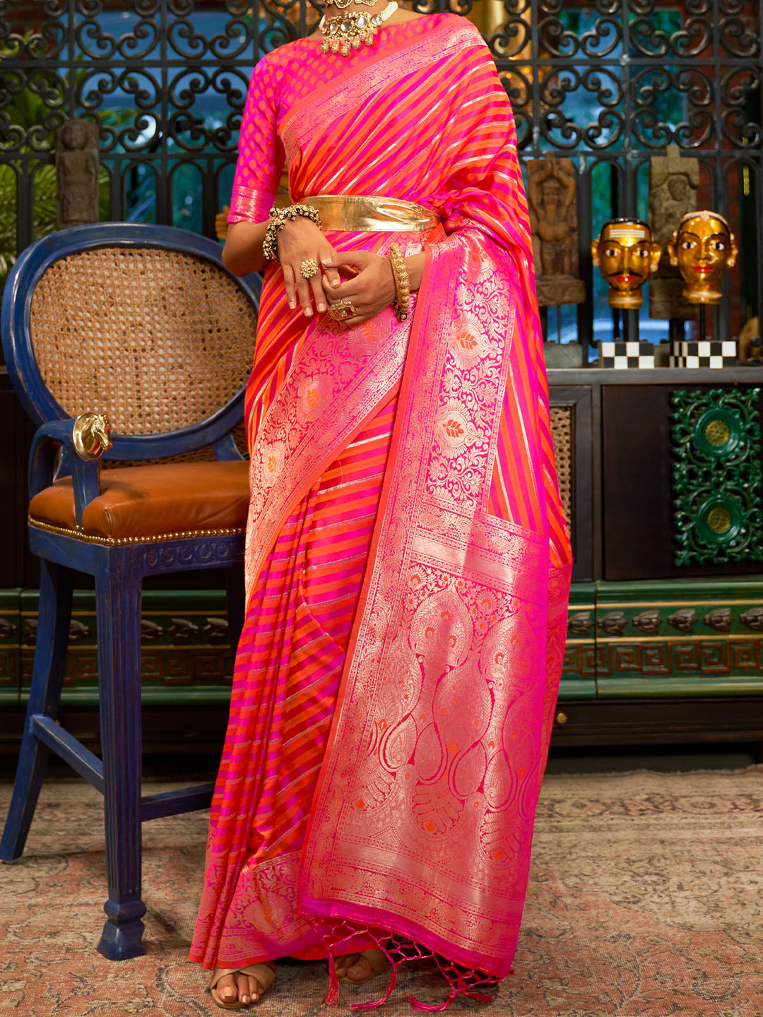 Satin Silk Saree