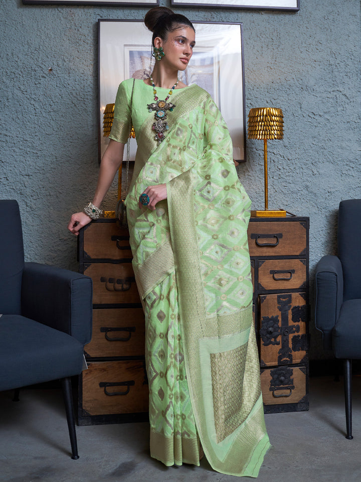 Organza Silk Saree