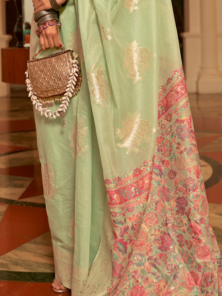 Kashmiri Silk Saree