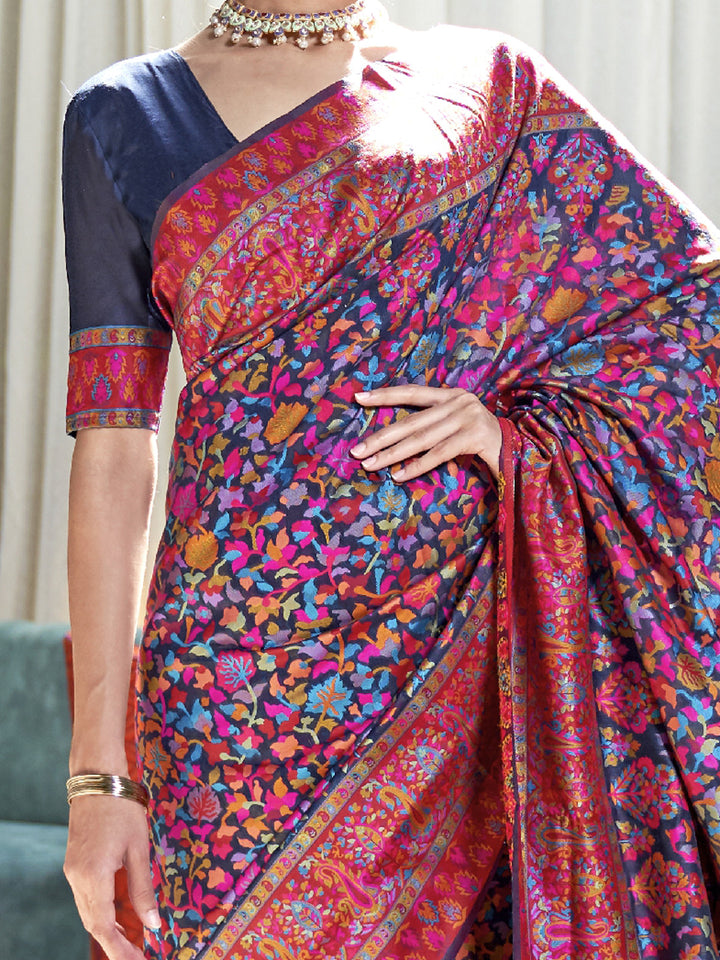 Kashmiri Silk Saree