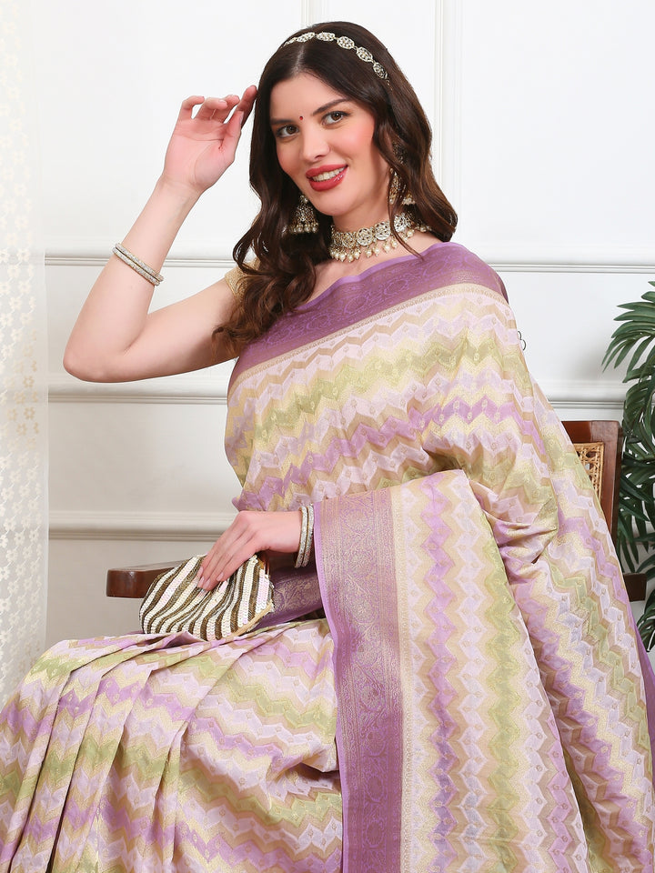 Leheriya Georgette Saree