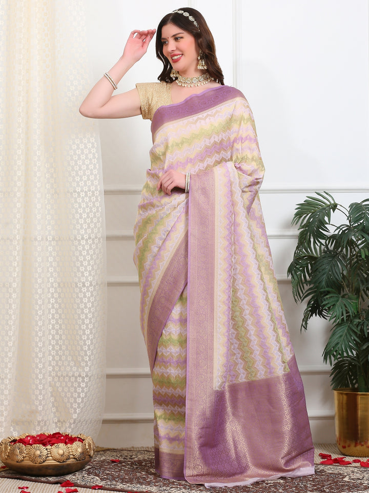 Leheriya Georgette Saree