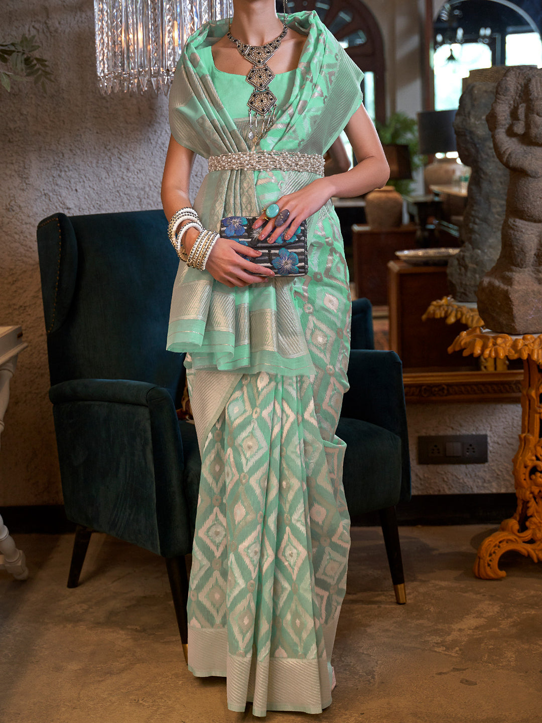Organza Silk Saree