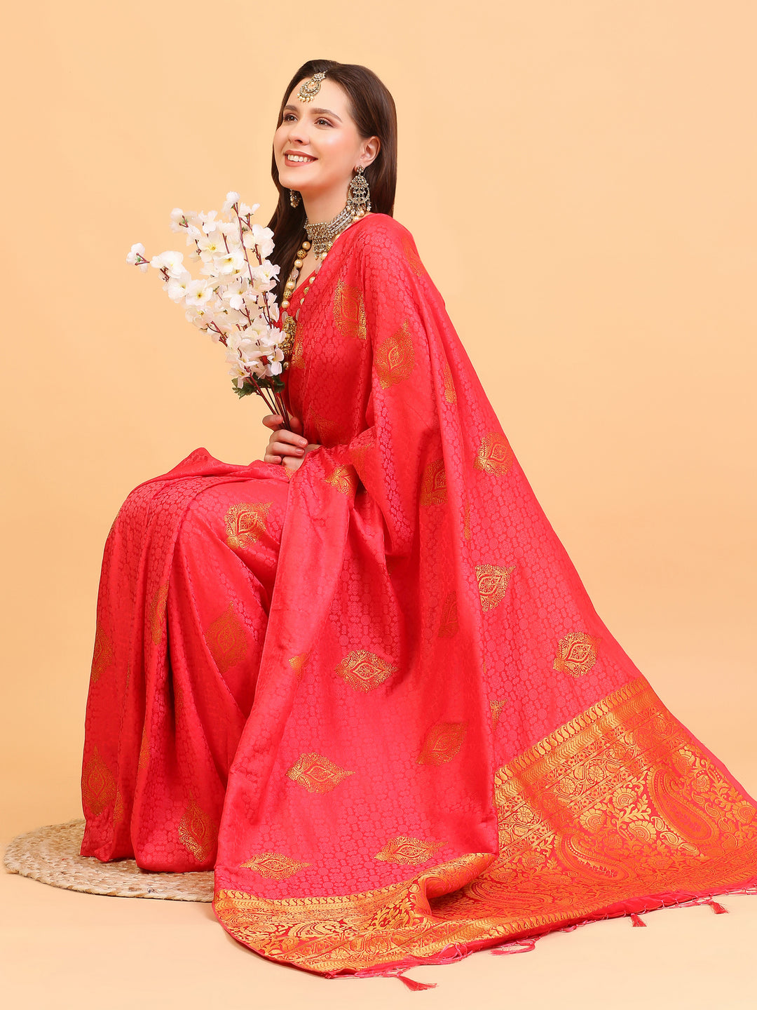 Satin Silk Saree