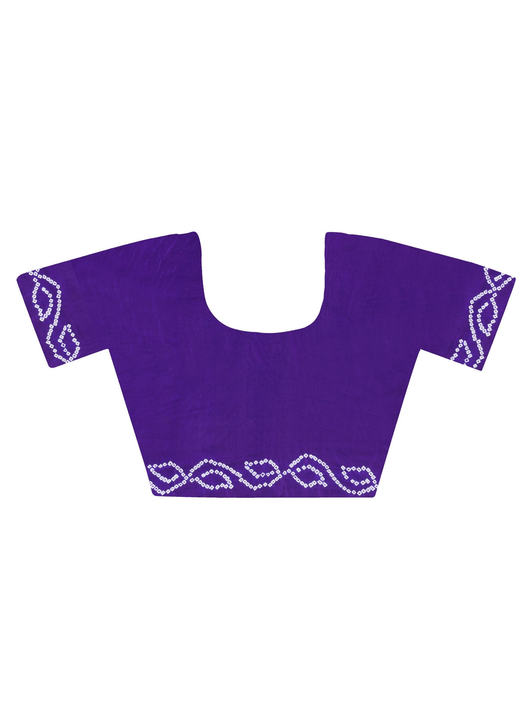 Mystic Purple Bandhini Silk Saree
