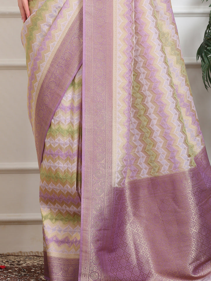 Leheriya Georgette Saree