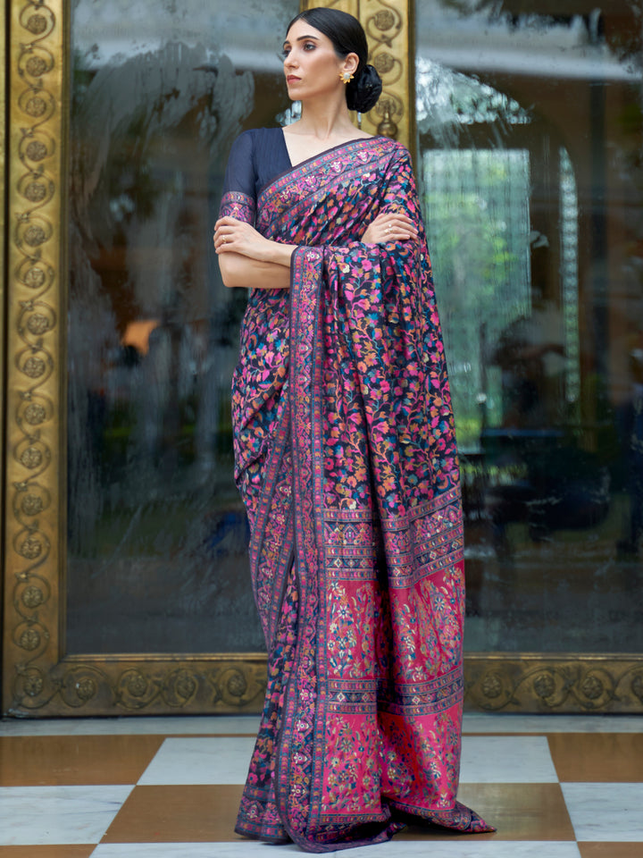 Kashmiri Silk Saree