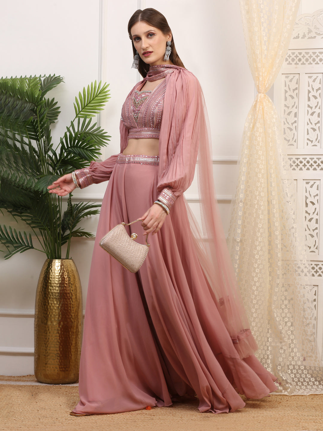 Onion Pink Palazzo
