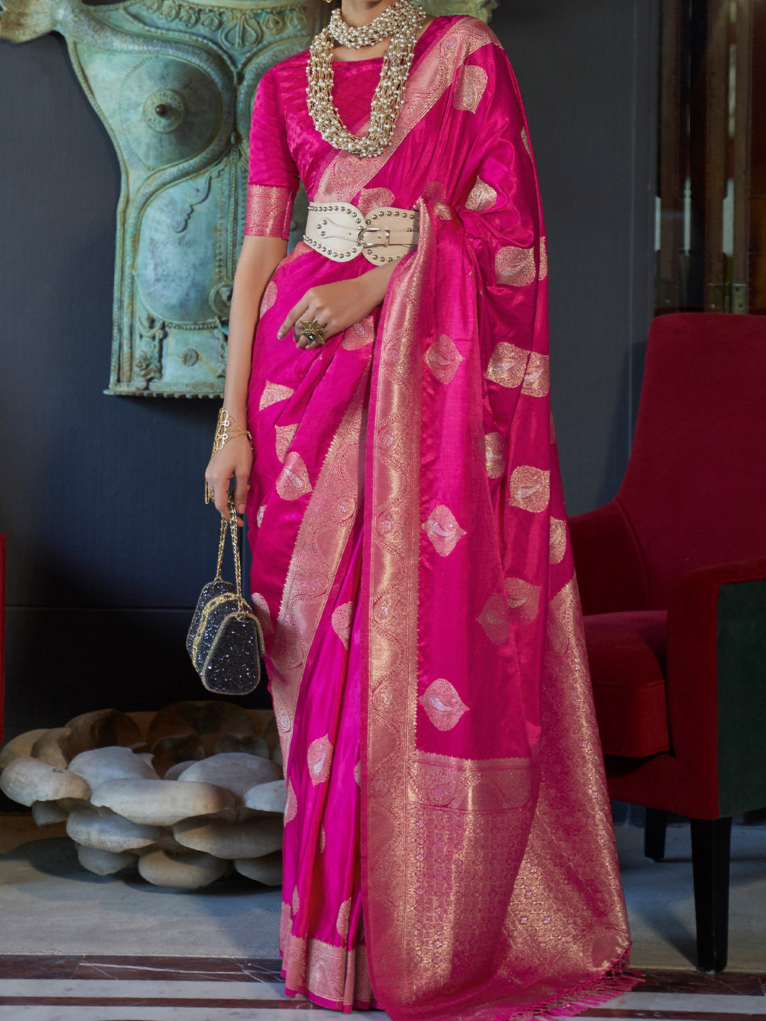 Satin Silk Saree
