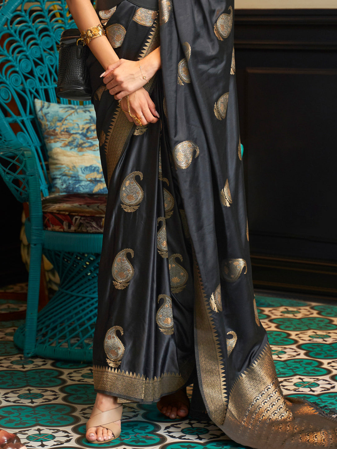 Satin Silk Saree