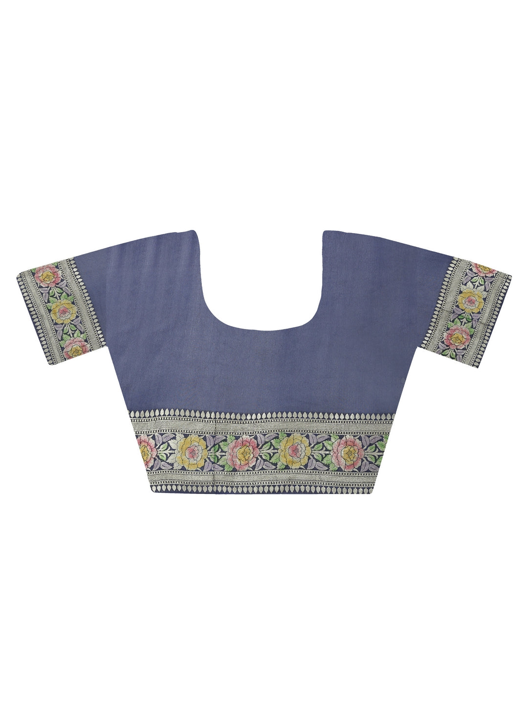 Icy Blue Khaddi Georgette Saree