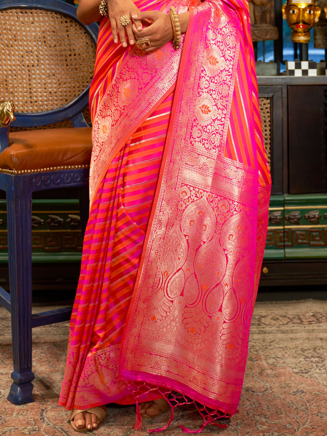 Satin Silk Saree