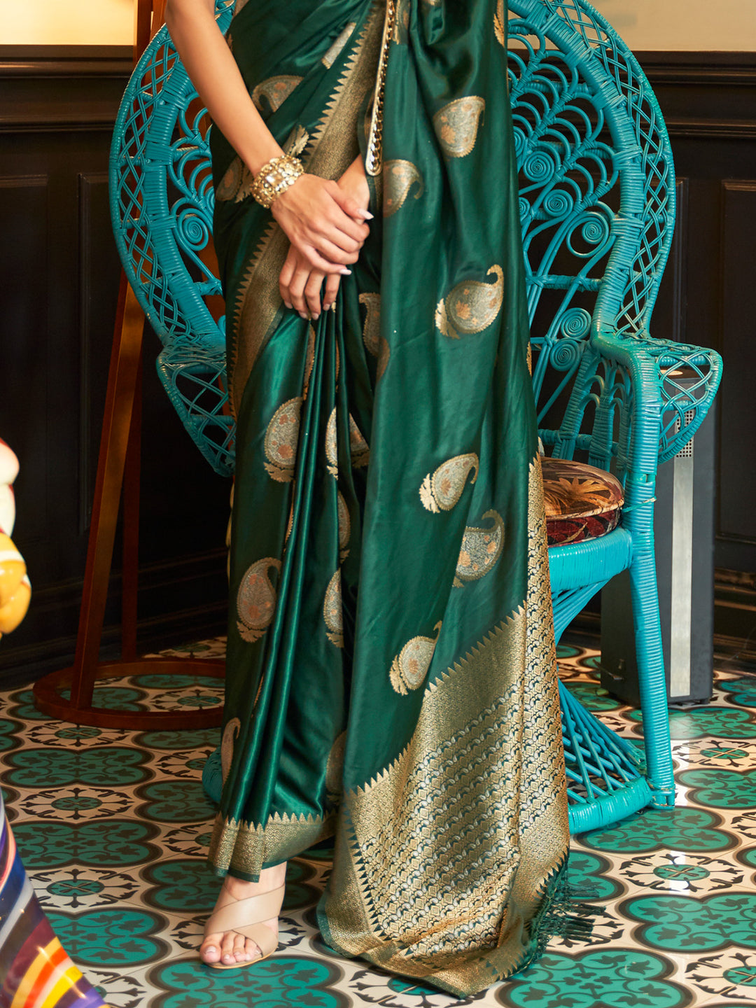 Satin Silk Saree