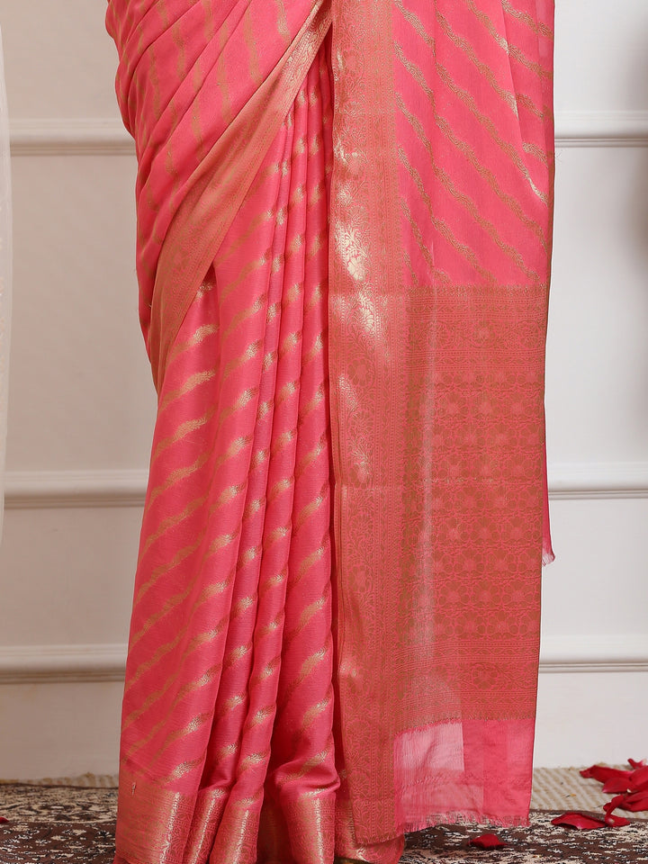 Leheriya Georgette Saree
