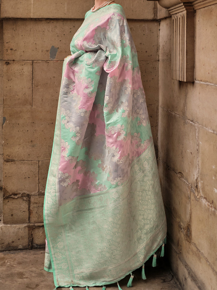 Banarasi Rangkaat Saree